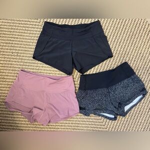 lululemon athletica Size 6 Shorts Trio